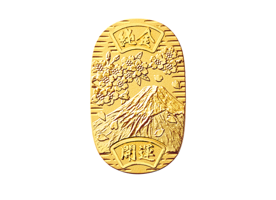★ 純金小判 富士と桜 10g