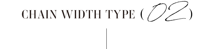 CHAIN WIDTH TYPE 02