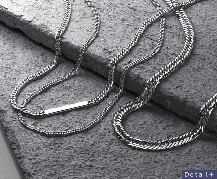 プラチナ　純チタン　チェーンネックレス 楽天市場】喜平 ネックレス プラチナ チタン ネックレス